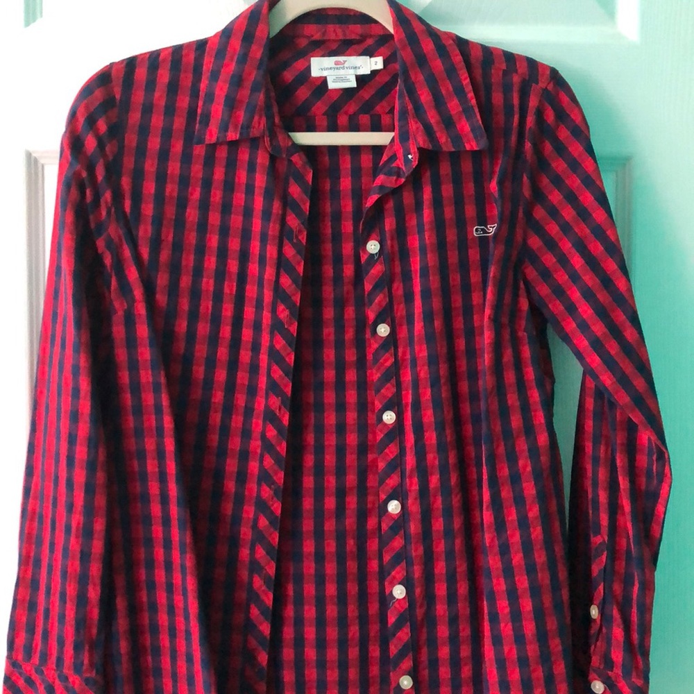 Vineyard Vines Women’s Plaid Button down